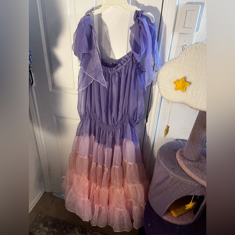 Lolita Sweet JSK Pink Ruffles Bows Lace Dress. Coquette. Victorian Me Likes Tea